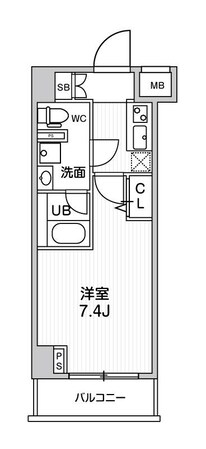 阪東橋駅 徒歩2分 9階の物件間取画像